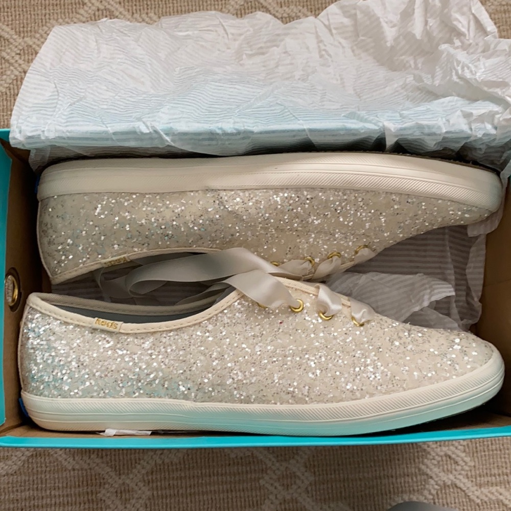COPY - Kate spade x Keds glittery cream low-tops